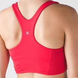 Lululemon Fast As Light Bra True Red 10